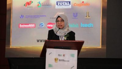 Ketua umum Ikatan Perusahaan Industri Kapal dan Lepas Pantai Indonesia (Iperindo) Anita Puji Utami